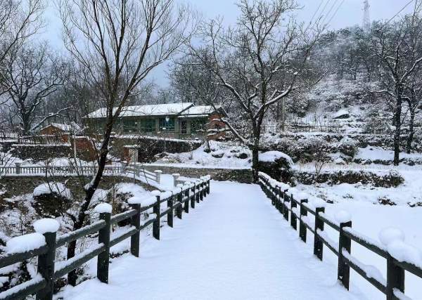 到这个村庄,邂逅日本京都岚山的风景 村庄雪景