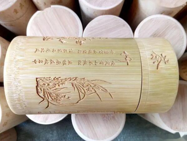 竹木工艺 竹制茶叶罐