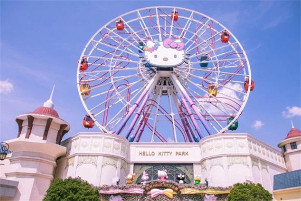 到安吉,不要错过Hello Kitty乐园的童趣冒险哟 摩天轮