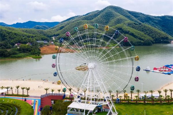 荣耀天空之城——安吉“小三亚”的浪漫与刺激水上狂欢 摩天轮