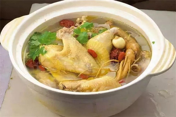 人参鸡 鸡汤