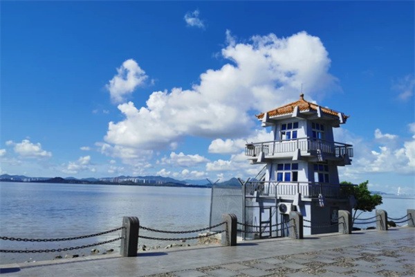 深圳湾公园:海滨的悠然画卷 海岸线
