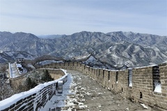 雪景长城