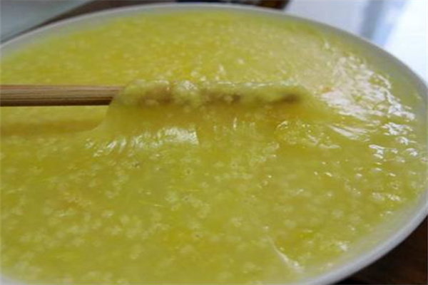龙山小米 熬出的米油