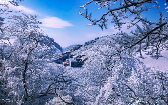 云上草原,南方雪场天花板 云上草原雪景