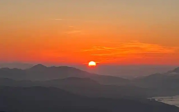 梧桐山赏日出攻略 预想的日出