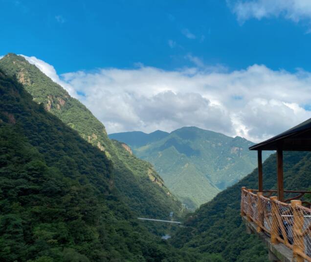 三天两晚安吉暑期漂流攻略(下) 山顶风景