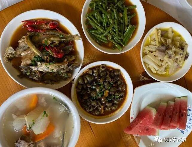 三天两晚安吉暑期漂流攻略(上) 农家菜肴