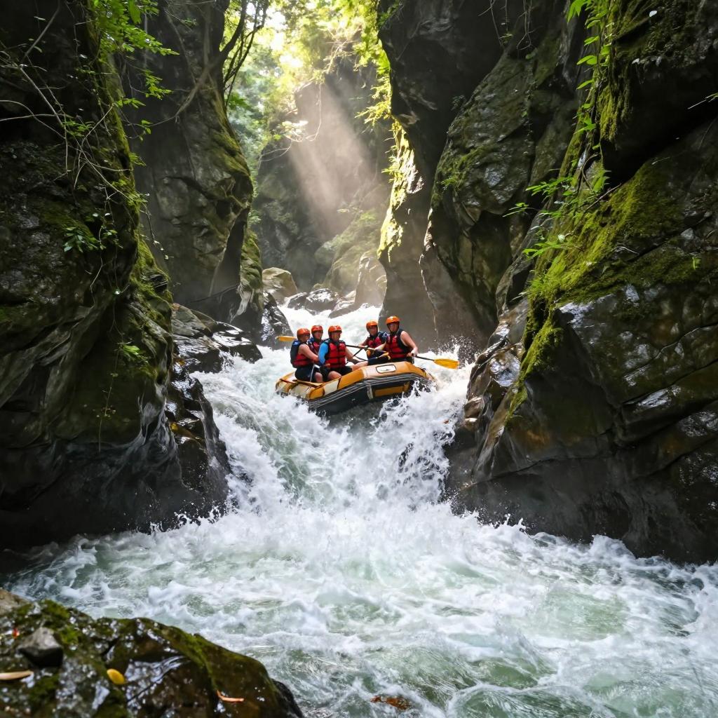 龙王山峡谷漂流
