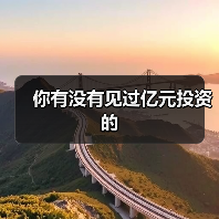 你有没有见过亿元投资的(图1) 你有没有见过亿元投资的(图1)