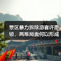 景区暴力拆除游客许愿锁,两难局面何以形成?(图1) 景区暴力拆除游客许愿锁,两难局面何以形成?(图1)