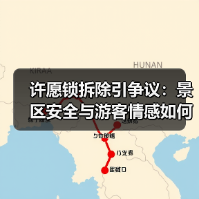 许愿锁拆除引争议:景区安全与游客情感如何平衡?(图3) 许愿锁拆除引争议:景区安全与游客情感如何平衡?(图3)