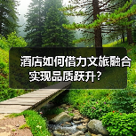 酒店如何借力文旅融合实现品质跃升？（图1）