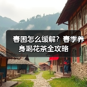 春困怎么缓解?春季养身喝花茶全攻略(图1) 春困怎么缓解?春季养身喝花茶全攻略(图1)