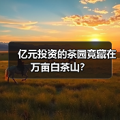 亿元投资的茶园竟藏在万亩白茶山?(图4) 亿元投资的茶园竟藏在万亩白茶山?(图4)