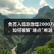 免签入境游激增2000万,如何破解 免签入境游激增2000万,如何破解