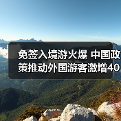 免签入境游火爆 中国政策推动外国游客激增40%（图1）