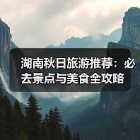 湖南秋日旅游推荐：必去景点与美食全攻略（图2）