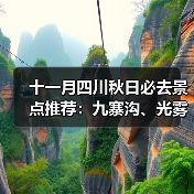 十一月四川秋日必去景点推荐：九寨沟、光雾山、稻城亚丁全攻略（图3）