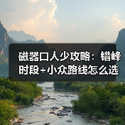 磁器口人少攻略：错峰时段+小众路线怎么选？（图1）
