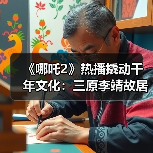 《哪吒2》热播撬动千年文化：三原李靖故居沉浸式亲子游体验（图2）