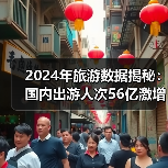 2024年旅游数据揭秘:国内出游人次56亿激增14.8%(图4) 2024年旅游数据揭秘:国内出游人次56亿激增14.8%(图4)