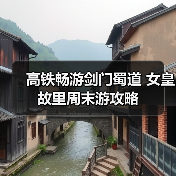 高铁畅游剑门蜀道 女皇故里周末游攻略