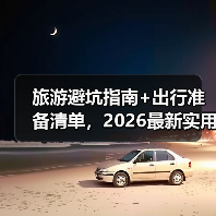 旅游避坑指南+出行准备清单,2026最新实用攻略(图1) 旅游避坑指南+出行准备清单,2026最新实用攻略(图1)