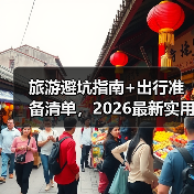 旅游避坑指南+出行准备清单,2026最新实用攻略(图2) 旅游避坑指南+出行准备清单,2026最新实用攻略(图2)