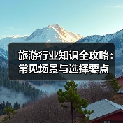 旅游行业知识全攻略:常见场景与选择要点 旅游行业知识全攻略:常见场景与选择要点